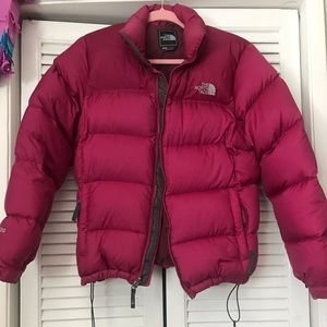 THE NORTH FACE 700 PINK PUFFER JACKET